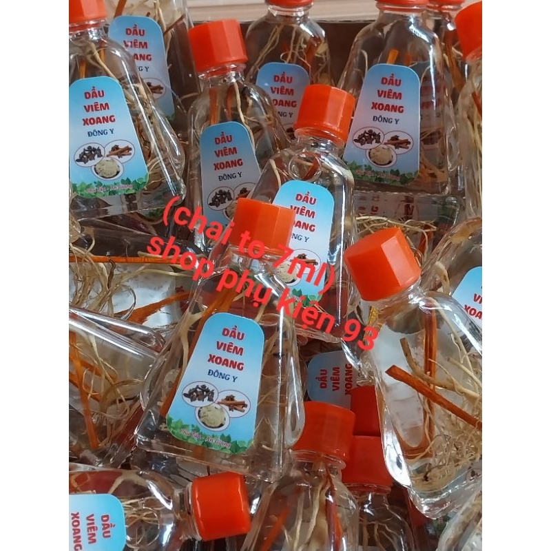 dầu viêm xoang nước trắng chai to 7ml có rễ như hình
