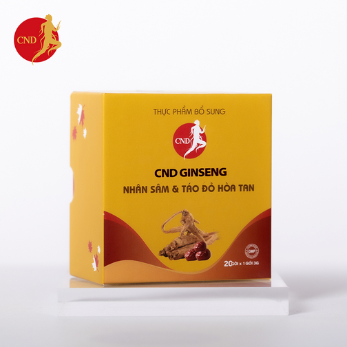 SP Thực phẩm bổ sung CND Ginseng nhân sâm & táo đỏ hòa tan