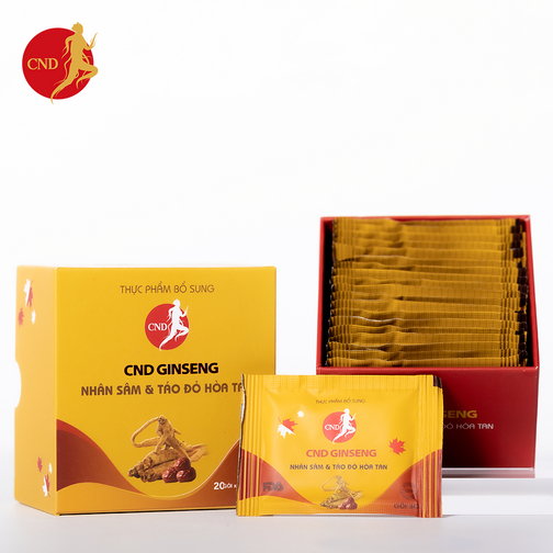 SP Thực phẩm bổ sung CND Ginseng nhân sâm & táo đỏ hòa tan