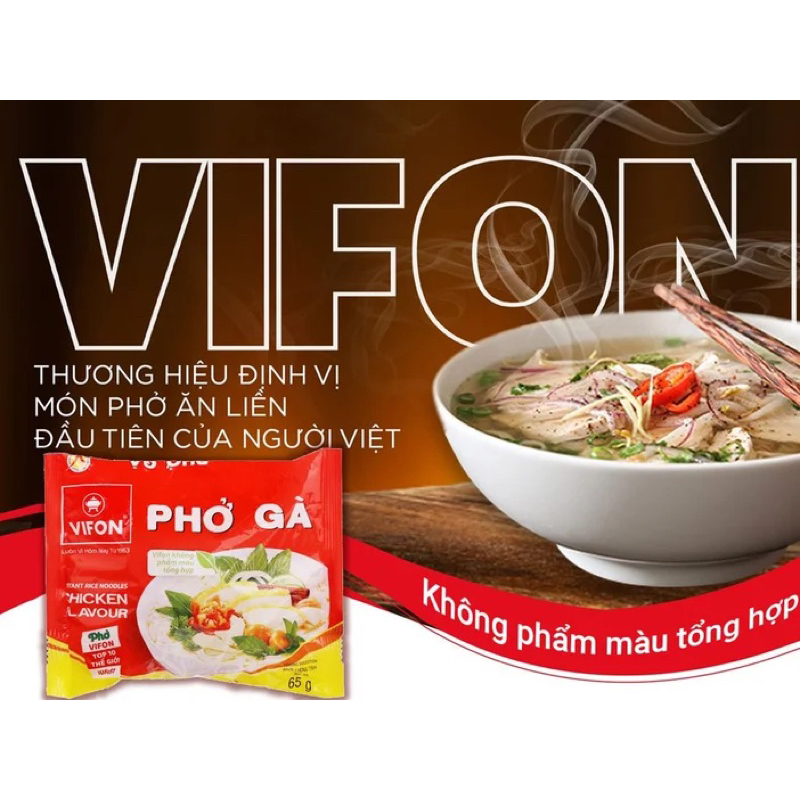 Thùng 30 gói Phở gà Vifon gói 65g