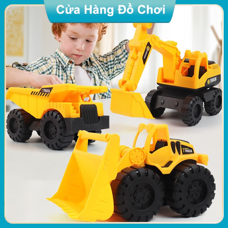  Xe đồ chơi CÔNG TRÌNH cho bé : Cần cẩu Xe Ben Xe Tải Trộn bê tông 