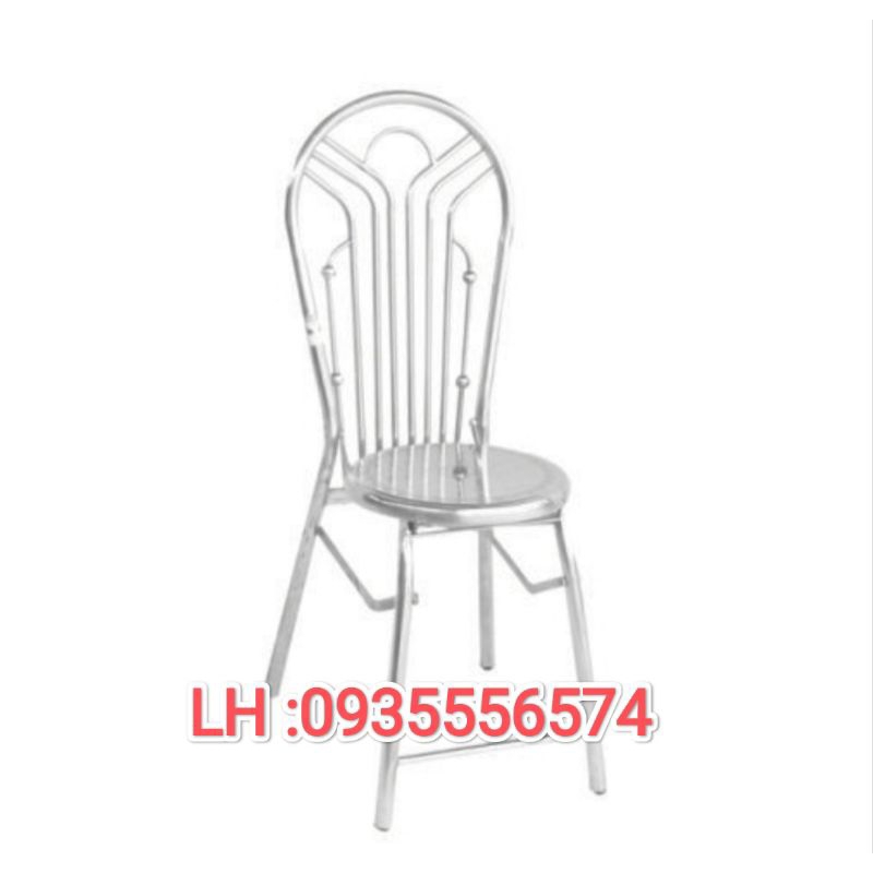 Ghế dựa xếp inox phi 32 và phi 25 Qui Phúc