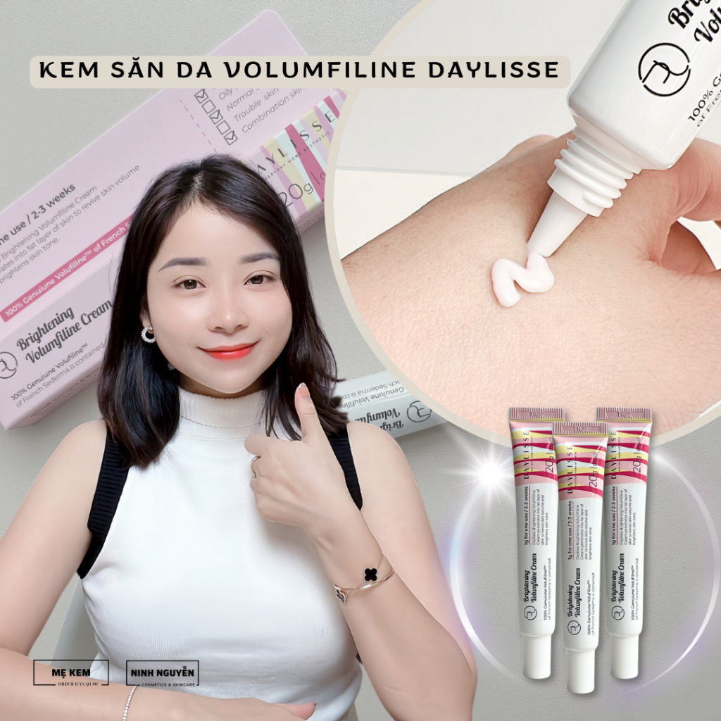 Kem dưỡng trắng làm săn da Brightening Volumfiline Cream Daylisse 20g