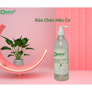 Nước rửa chén hữu cơ Osaro tinh dầu sả chanh 500ml
