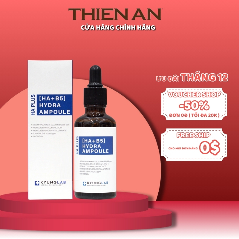 Serum HA B5 KyungLab dưỡng ẩm cấp ẩm phục hồi làm dịu da 50ml
