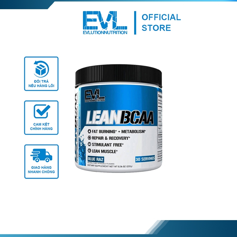 Hồi Phục Và Phát Triển Cơ Bắp Evlution Lean Bcaa 30 Lần Dùng