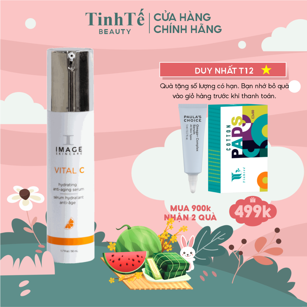 Serum phục hồi da, giảm kích ứng, dịu da Image Skincare VITAL C Hydrating Anti - Aging Serum 50ml