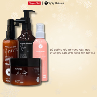 Bộ sản phẩm phục hồi cho mái tóc bóng khỏe mềm mượt combo 11 vyvyhaircare V 730ml
