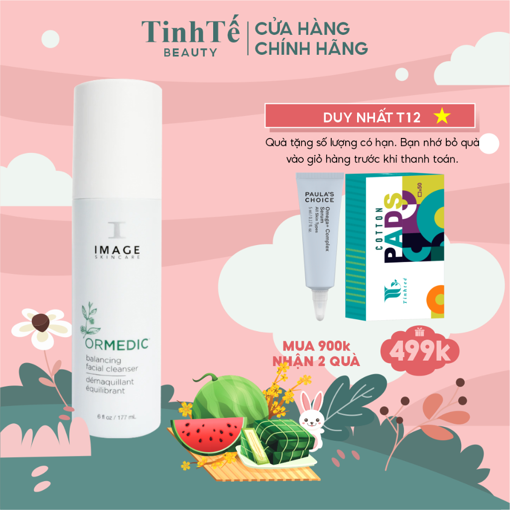 Sữa rửa mặt cân bằng da Image Skincare Ormedic Balancing Facial Cleanser 177ml