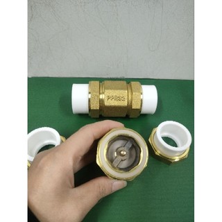 Van 1 chiều lò xo 2 đầu rắc co DN25, DN32