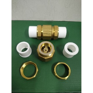 Van 1 chiều lò xo 2 đầu rắc co DN25, DN32