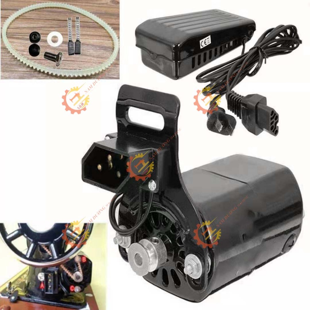 Mô tơ máy may gia đình 180W - thietbimaygiarenamduong