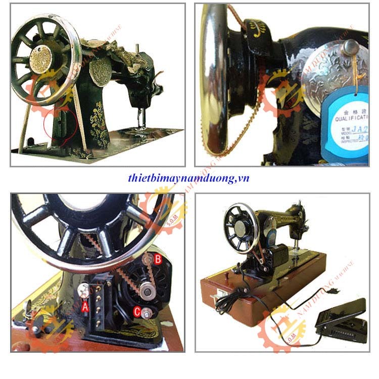 Mô tơ máy may gia đình 180W - thietbimaygiarenamduong