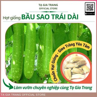 Hạt giống Bầu sao trái dài F1 - Shop hạt giống Tạ Gia Trang