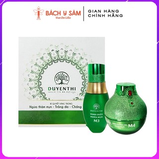 Bộ Mụn Duyên Thị Combo M3 M4 Ngừa Thâm Mụn, Chống Lão Hóa (Date Mới 2026)