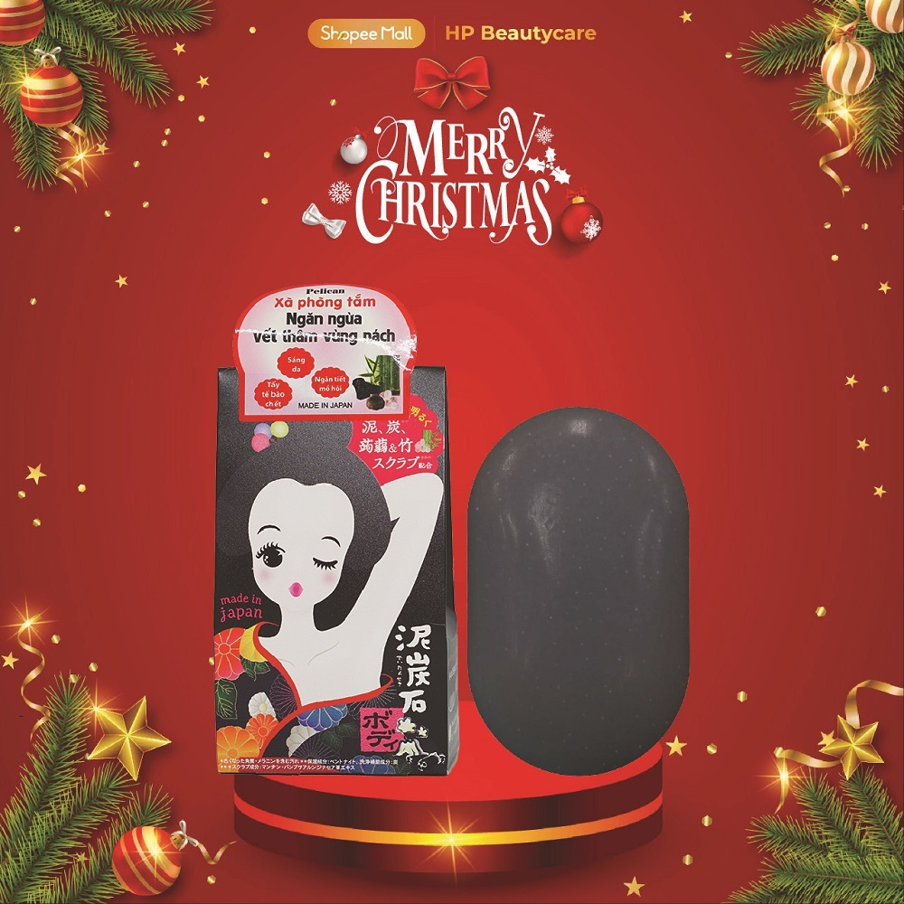 Xà Phòng Tắm Dưỡng Trắng , Ngừa Thâm Nách Pelican Soap (100g)