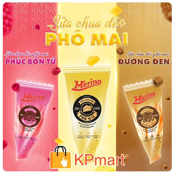 Sữa Chua Dẻo Phô Mai Merino 40G