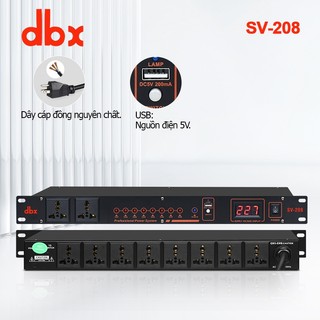 Dbx/vs-1028 quản lý nguồn điện âm thanh,lọc chống nhiễu cho từng kênh - chống sốc điện hiệu qủa