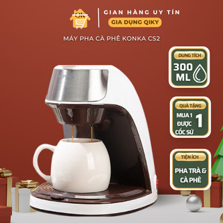 Máy pha cà phê konka kcf – cs2 | máy pha cà phê nhỏ giọt 300ml | bảo hành 3 tháng