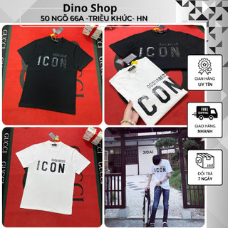 Áo phông nam icon in chữ đơn giản - áo thun nam icon chất cotton hàng cao cấp