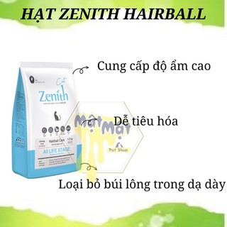 Thức ăn hạt mềm cho mèo Zenith Hairball chống búi lông khối lượng: 1.2kg