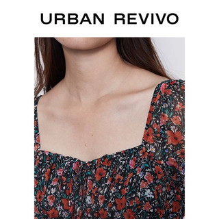 Đầm hoa đỏ Urban Revivo