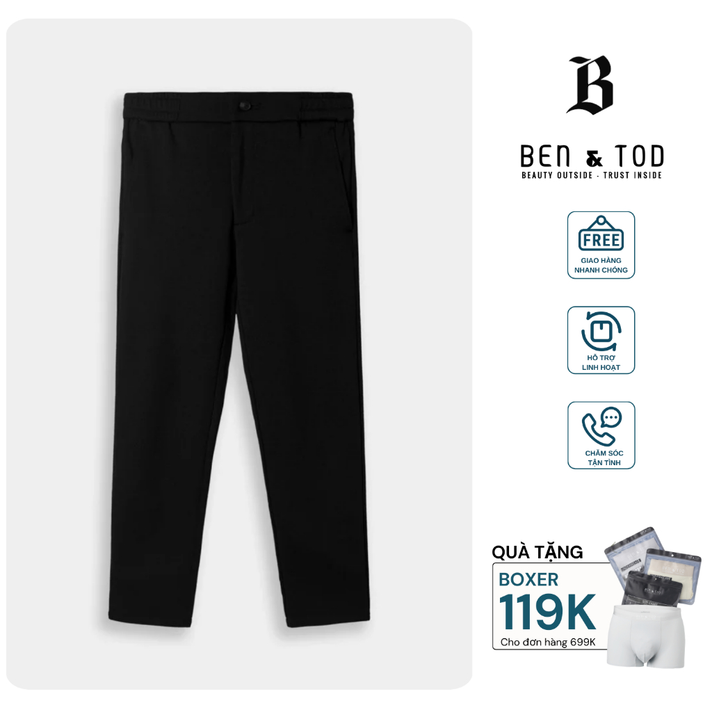 Quần Tây BEN & TOD SL2120BC155 lưng thun, thanh lịch, sang trọng , đơn giản