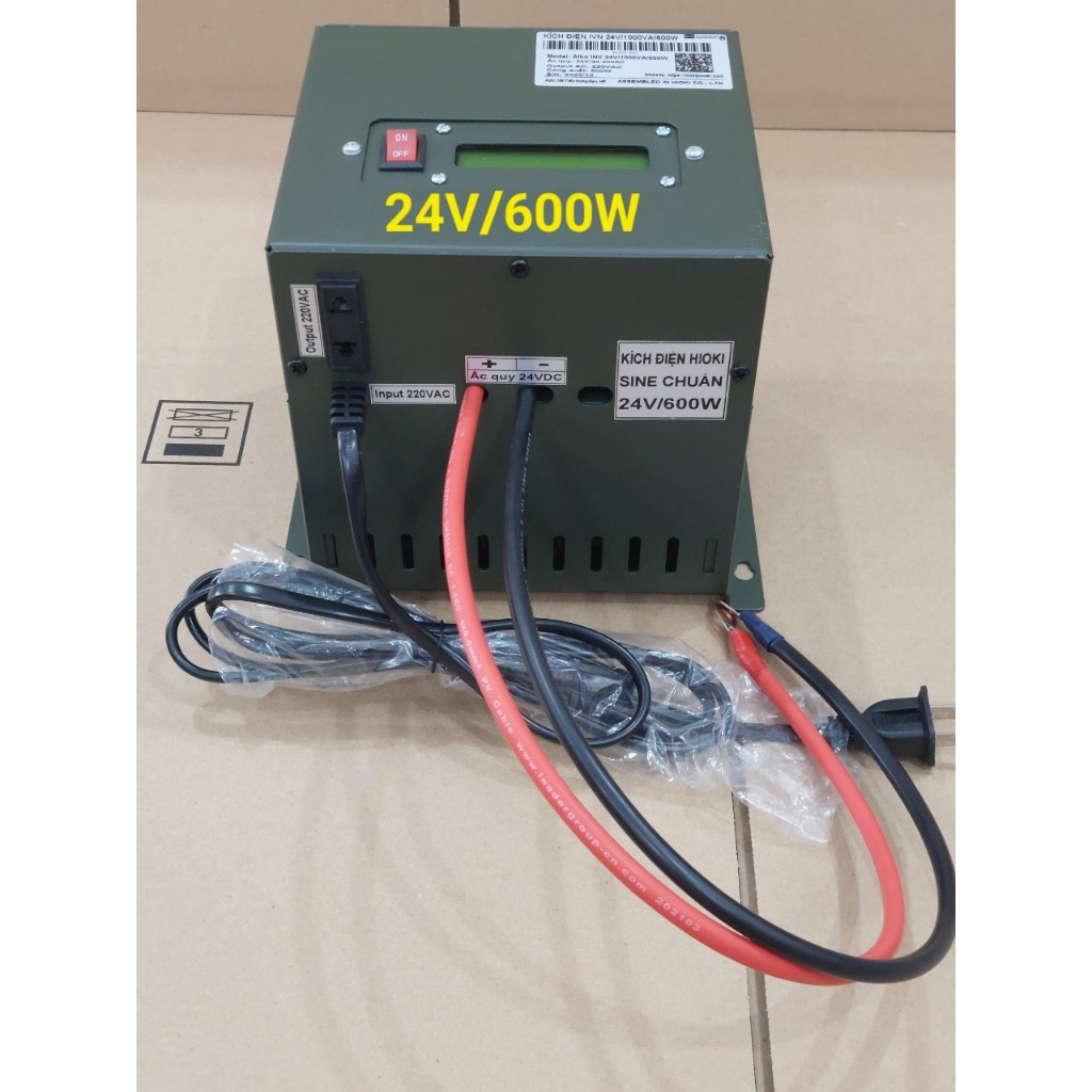 Kích điện Hioki Inverter Sin Chuẩn 24V/600W ( Hà Nội )