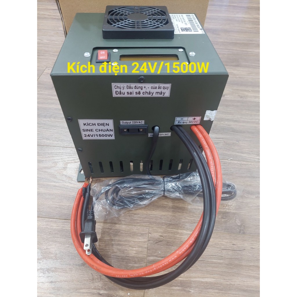 Kích điện Hioki Inverter Sin Chuẩn 24V/1500W ( Hà Nội )