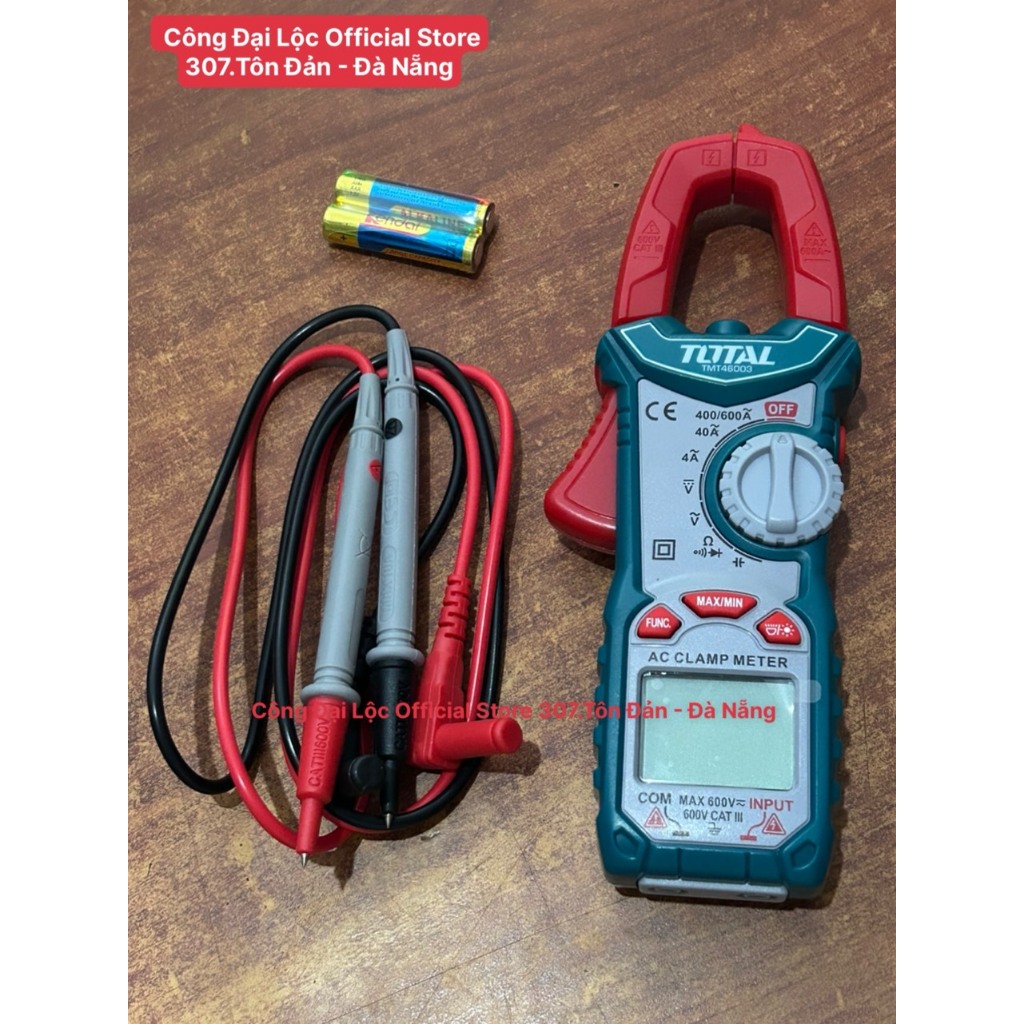 Ampe Kìm Đo AC Kỹ Thuật Số TOTAL TMT46003