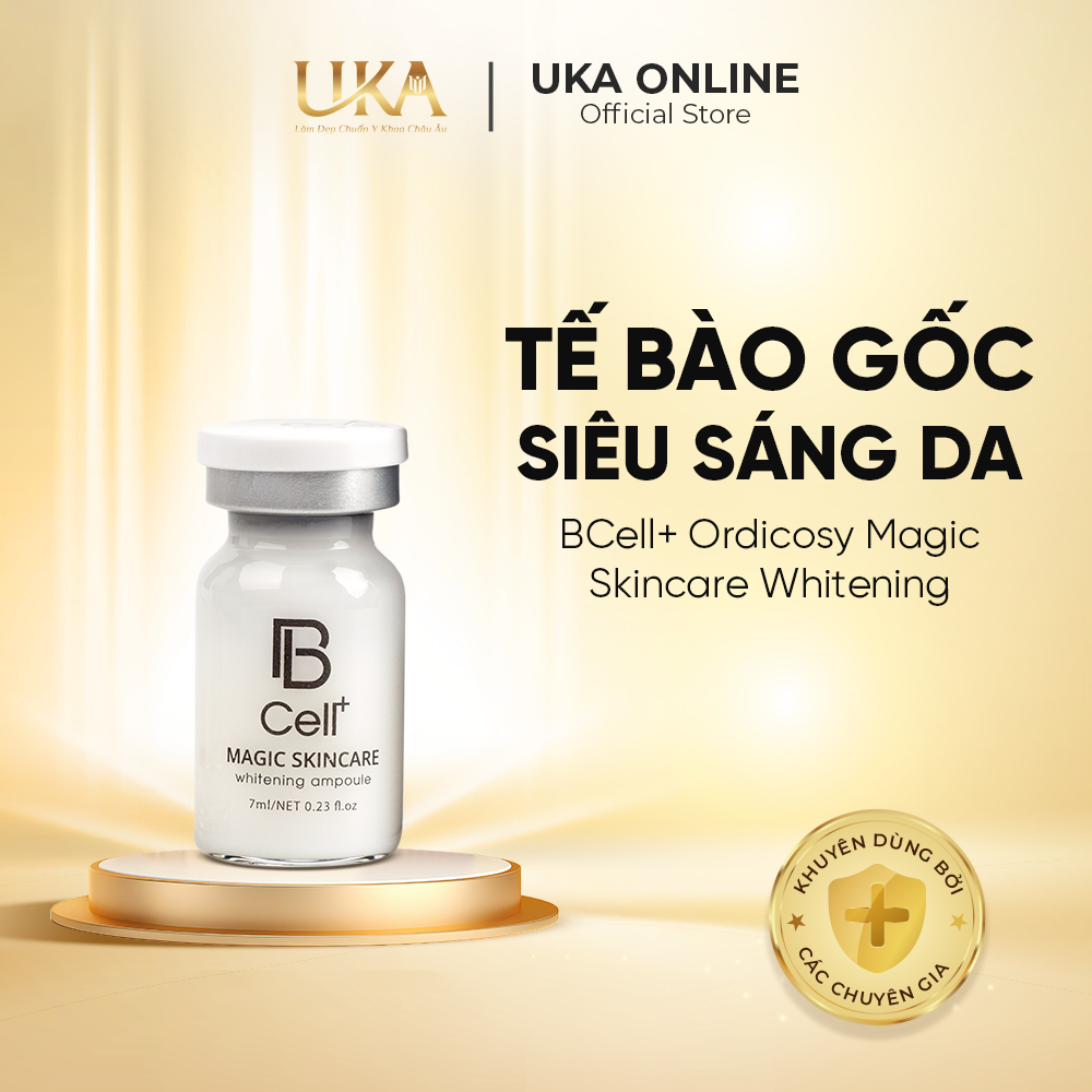 Tế bào gốc Bcell + Magic Skincare Whitening Ampoule giảm nám,ức chế nám da,sáng da và phục hồi 7ml