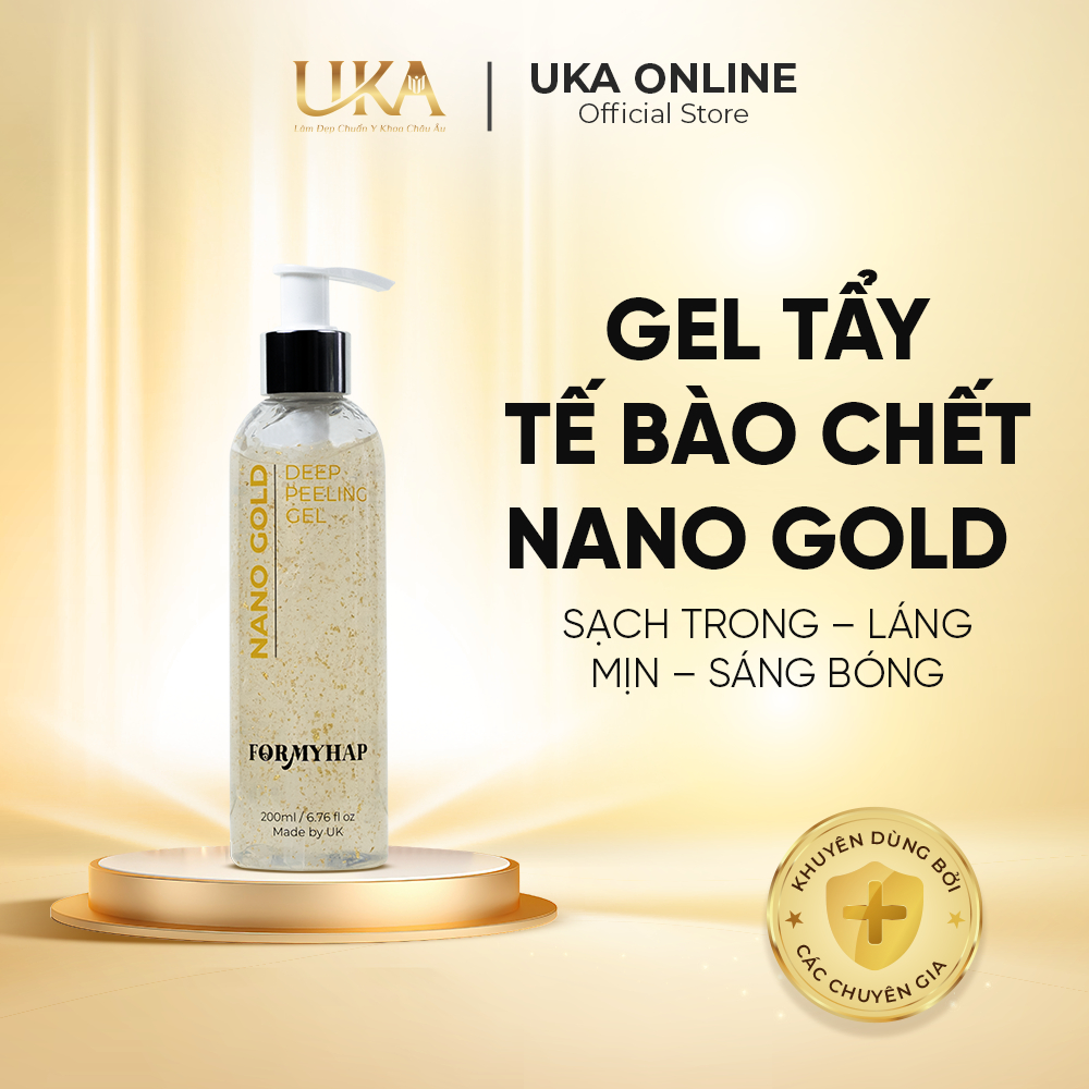 Gel Tẩy Tế Bào Chết Nano Gold FORMYHAP 200ml SẠCH TRONG – LÁNG MỊN – SÁNG BÓNG