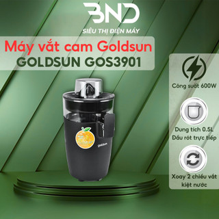 Máy vắt cam Goldsun GOS3901 công suất 600w bình chứa tạm 0.5L và đầu rót trực tiếp ra ly bảo hành 12 tháng dienmaybnd