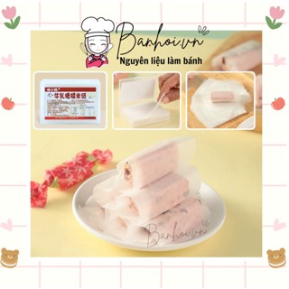 Giấy gạo, giấy gạo hộp 500 cái, giấy gạo gói kẹo nougat