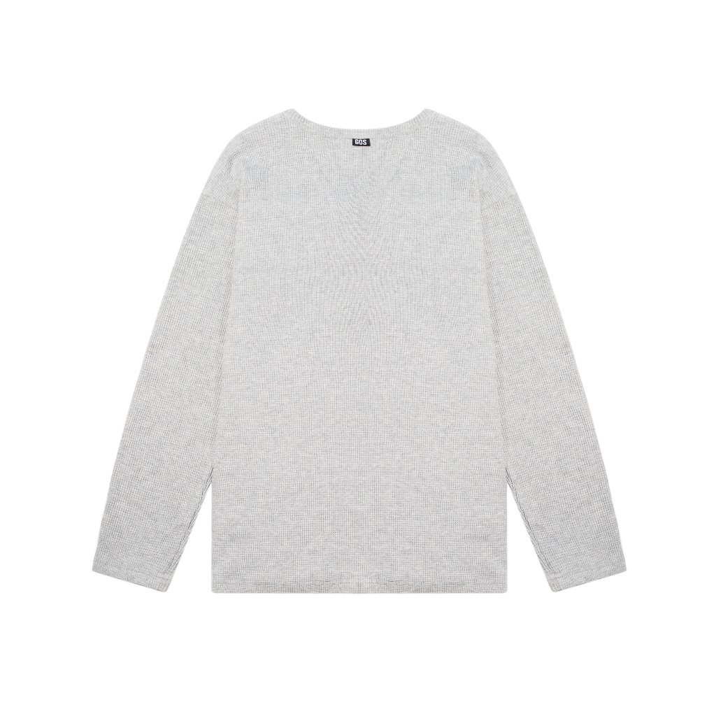 Áo dài tay GOS Fleecy Xám S15