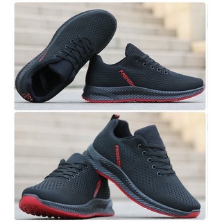 Giày thể thao nam - Giày Đen đế cao su đúc Bền Dáng Đẹp -Giày sneaker nam S25