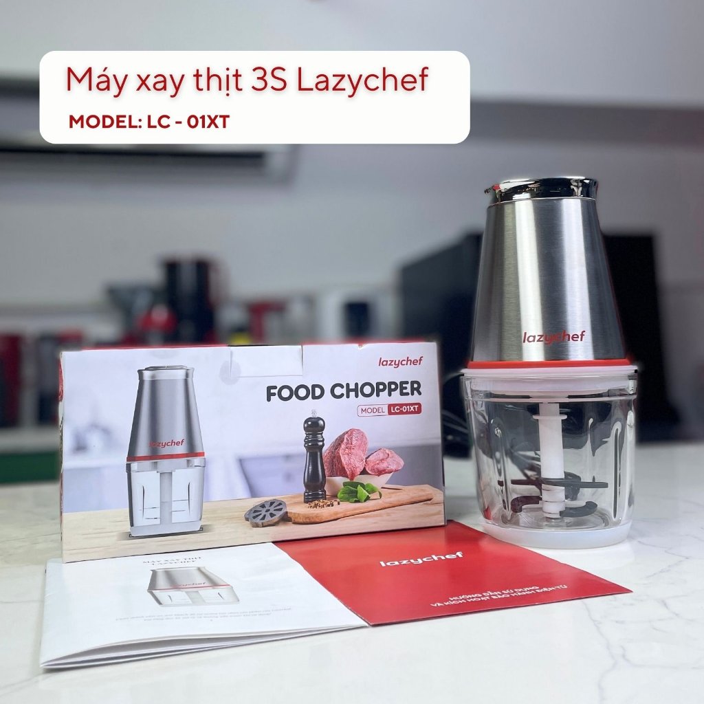 MÁY XAY ĐA NĂNG 3S LAZYCHEF LC01XT  - HÀNG CHÍNH HÃNG - BẢO HÀNH 12 THÁNG