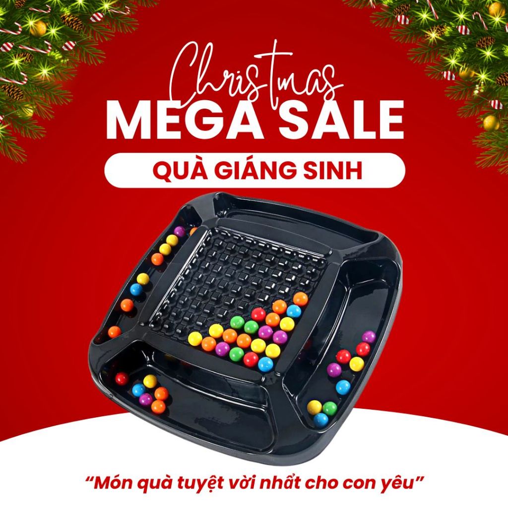 Bộ đồ chơi thông minh Candy Crush Bàn cờ cầu vồng (80 bi) dành cho bé 3 4 5 6 tuổi chơi cùng với bố mẹ