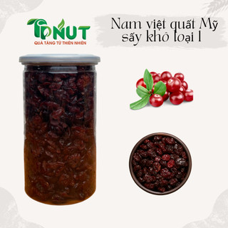 500gram hoặc 250gram Nam việt quất sấy khô ít đường loại 1