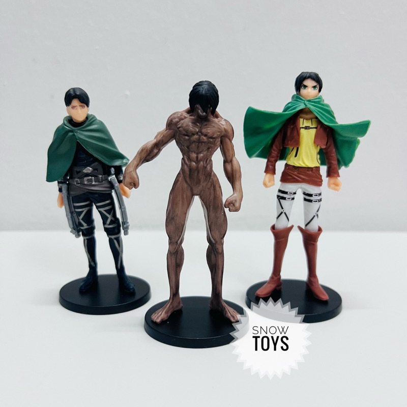 Mô hình Attack On Titan - Eren Yeager Levi Ackerman Braun Reiner Annie Leonhart Titan tiến công khổng lồ quái thú hàm