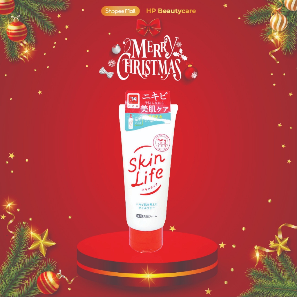 Sữa Rửa Mặt Cow Skinlife Facial Foam Ngừa Mụn Và Dưỡng Trắng Da (130g)