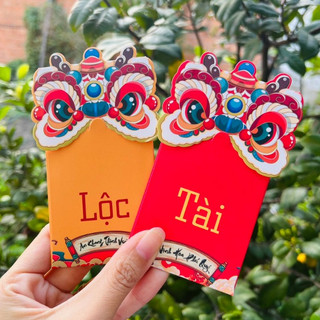 Bao lì xì tết giáp thìn 2024 độc đáo, bao lì xì treo cây mai 2024