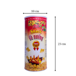 BÁNH QUÀ TẾT SNACK LON 4 VỊ 80G (Mua 10 tặng 1 lon bất kì)