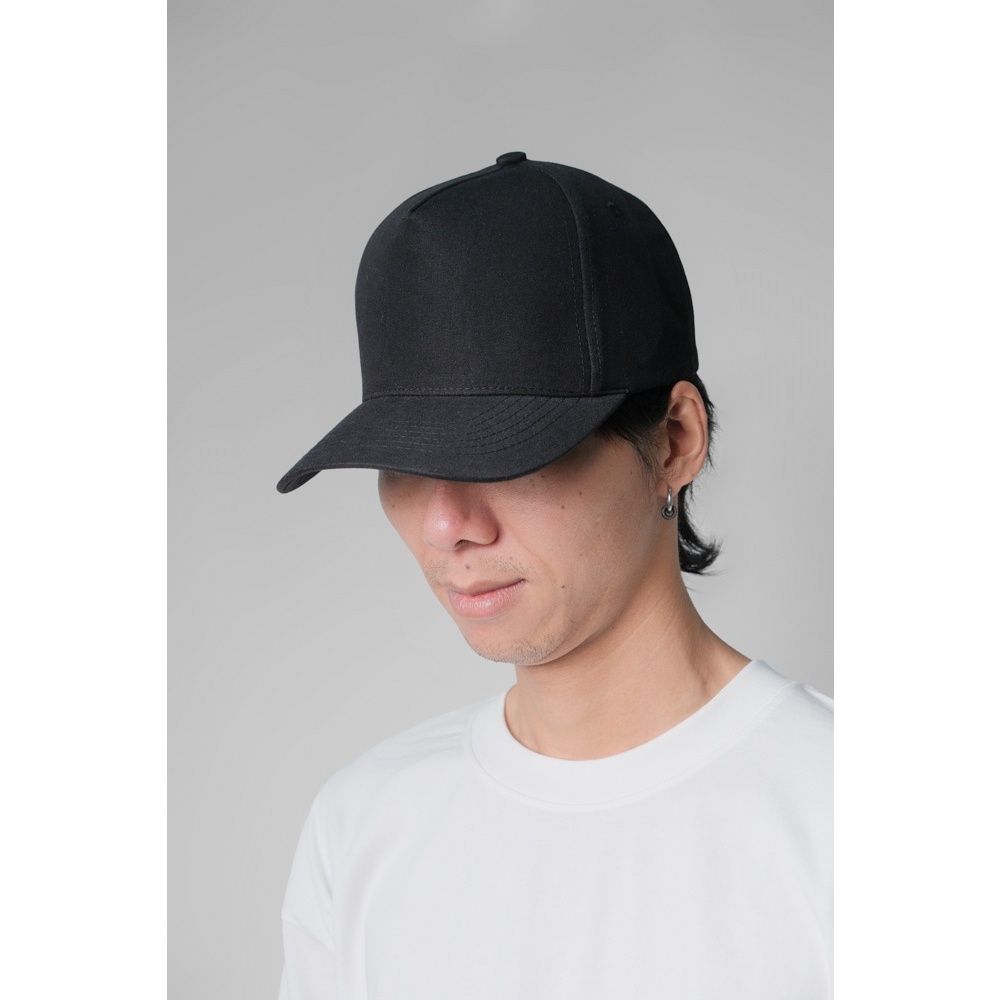 Mũ lưỡi trai, nón kết đen trơn XFIRE màu đen chất vải kaki, form mềm thời trang, BLANK BASEBALL CAP