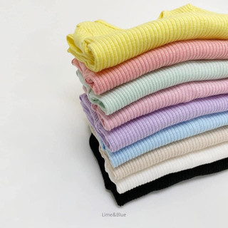 Vải thun gân 100% cotton co dãn 2 chiều và 4 chiều