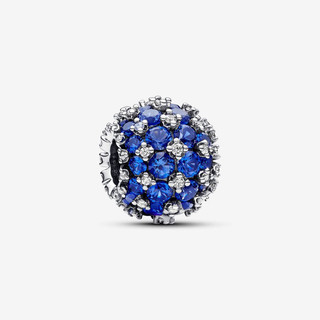 Charm tròn Xanh lấp lánh Bạc 925 - Trang sức bạc venus