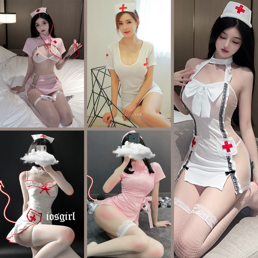 Váy Ngủ COSPLAY Y tá Nữ SEXY Cao Cấp - Đồ Hóa trang TỔNG HỢP MẪU Gợi Cảm YT175 YTA002 Yta005 ACYT biyta