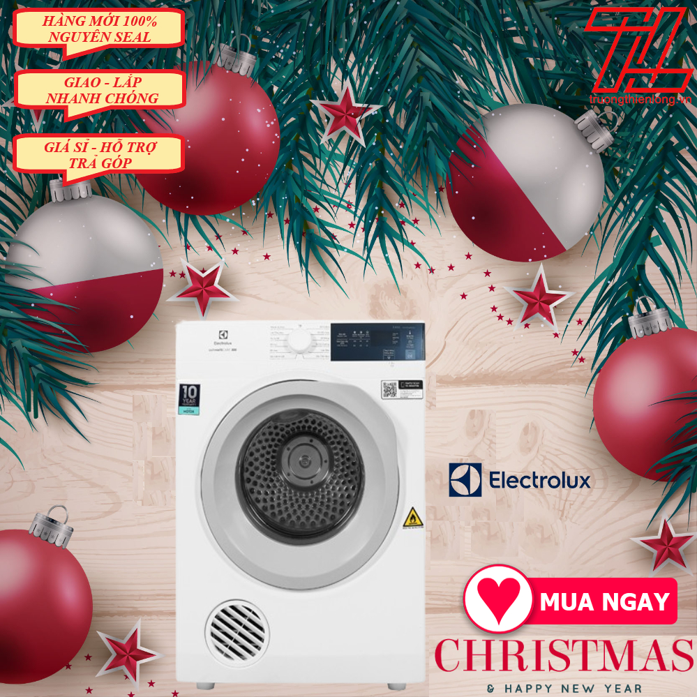 EDV854J3WB - Máy Sấy Thông Hơi Electrolux 8.5 kg EDV854J3WB - BẢO HÀNH CHÍNH HÃNG