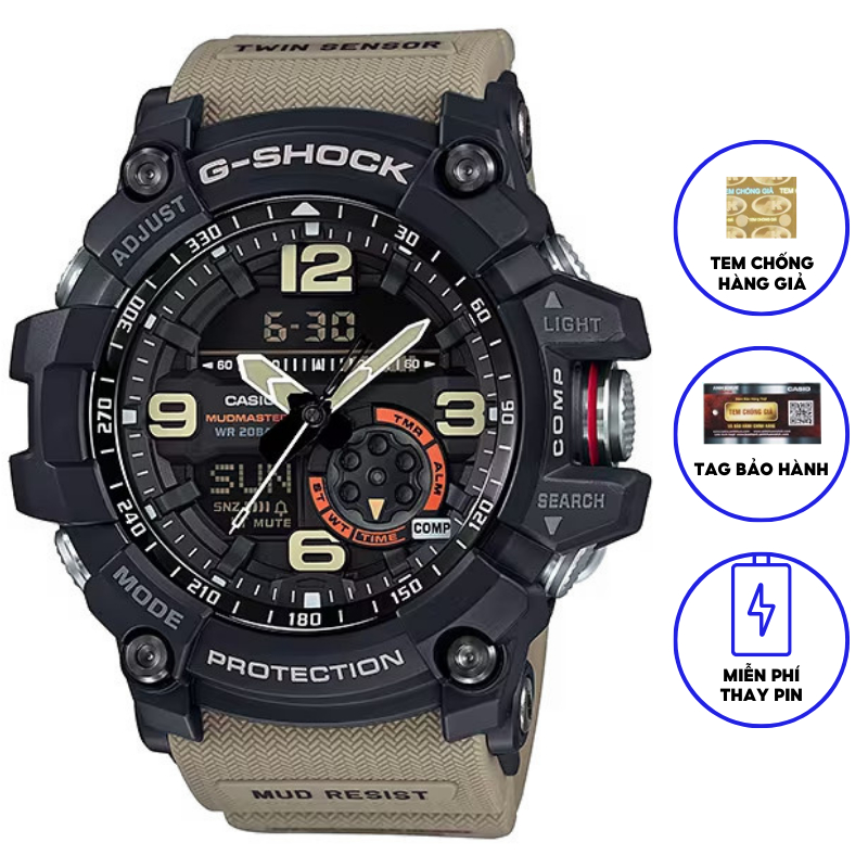 Đồng Hồ Casio Nam Dây Nhựa GSHOCK GG-1000-1A5DR Chính Hãng