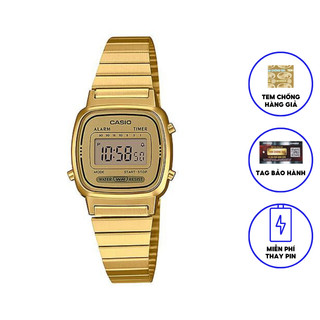 Đồng hồ nữ dây kim loại chính hãng Casio LA670WGA-9DF